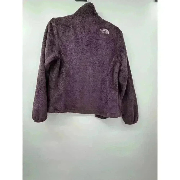 The North Face Women's Purple Sherpa Fleece Outdoor Zip-Up Jacket Size Small - Picture 3 of 4